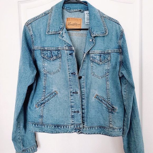 Levis Vintage Custom Graphic Denim Jacket - Picture 1 of 4